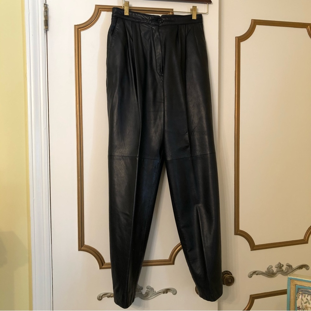 90s Ann Taylor Leather Pants